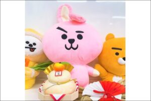 K Village横浜駅前校のお正月ディスプレイの様子を写した写真