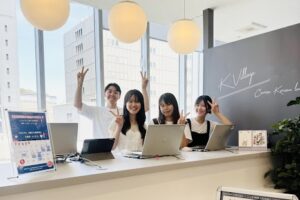 K Village名古屋校の受付の様子を写した写真